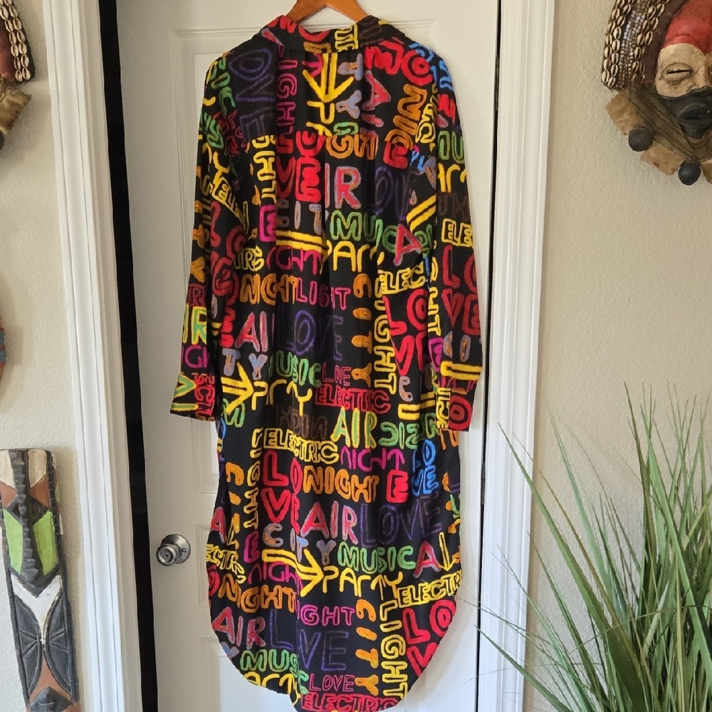 Live 4 Truth Multicolor Graphic Shirt Dress - Picture 3 of 3